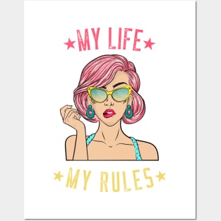 My Life My Rules Posters and Art